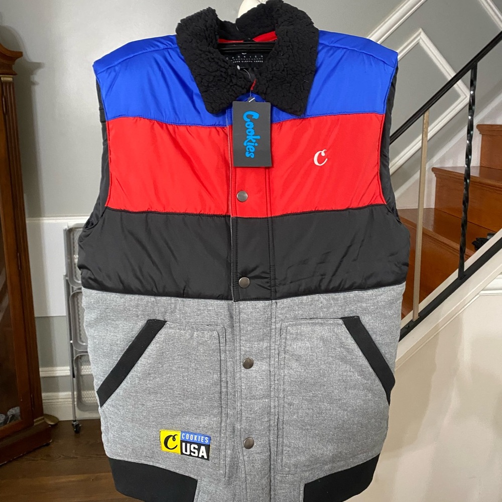 Men's Colorblock Puffer Vest